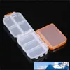 Jewelry Storage Box Case Compartment Holder Pill Necklace Bracelet Earrings Beads Rings Organizer Folding Plastic Container