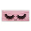 Hele 3d nertsen valse wimpers Een nepwimpers natuurlijke lange make-up wimperverlenging in bulk roze achtergrond DHL 4883562