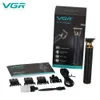 VGR V-058 Profissional Homens Trimmer De Cabelo Barba De Cabelo Elétrico Tosquiadeira Baixo Ruído Recarregável Barbear Máquina De Corte De Barbear