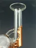 6 pouces mini or dab plate-forme pétrolière bong en verre narguilé pommeau de douche perc petite conduite d'eau avec bol de 14mm