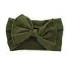 Cute Big Bow Hairband Neonate Toddler Kids Fasce elastiche Turbante annodato Avvolge la testa Accessori per capelli con nodo a fiocco Fasce per capelli con orecchie di coniglio