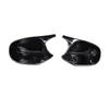 1 pair High quality Carbon fiber Mirror Covers For BM-W 3 Series E90 E92 E93 2008-2013 ABS Glossy Black Car accessories