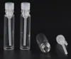Perakende Malzemeleri Cam Parfüm Eliquid Küçük Şişeler Flakon, Mini Ejuice Örnek 1 ml Test Şişesi Boş Sprey Doldurulabilir