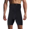Mężczyzn Body Shaper Shorts Szyfrowanie Szapewar Trainst Trener Brzuch Metki Modelowanie Pasek przeciwprodzący spodnie bokserki