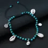 S1573 Bohemian Fashion Jewelry Shell Beads Anklets Summer Beach Barefoot Ankle Bracelet Handmade Shell Ankle Bracelet5658577