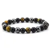 Natural stone tiger eye bracelet Health beads bracelets women mens bracelets fashion jewelry mens bracelets hip hop jewelry