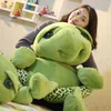 18–85 cm großes Plüschtier, schöne Schildkröte mit großen Augen, weiches Stofftier, Kissen, weiche kleine Meeresschildkröten, Puppen als Geschenk für Kinder