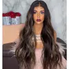 26 Inches Long Wavy Highlight Full Lace Human Hair Wigs with Baby Hair 150Density Pre Plucked 360 Lace Frontal Wigs Bleached Knot7112086