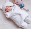 Bebê cobertores de algodão recém-nascido menina swaddle sólido menino infantil dormindo envoltório cobertor fotografia adereços berçário material de cama 3 cores dw4804