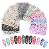 Color Foil Nail Stickers -Colorful DIY Nail Art Decals 12 Styles For Nail DIY and Salon