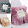 New Pattern Baby Blankets Simplicity Throw Blanket Home Textiles Soft Long Shaggy Warm Bedding Article Four Seasons 17ly D2
