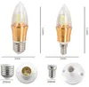 6W E27/E14 led candle bulb IR Remote Control /App Operate Dimmable Color-Adjustable Smart Lamp Small Night Light.