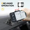 Painel Mount Phone Holder na Clip carro flexível Duplo Grau stand Prova Suporte para 4 a 6,5 ​​polegadas de telefone móvel