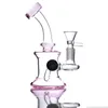 Bang en verre Pipes à eau Bangs colorés Heady Mini narguilés Dab Rigs Petit Bubbler Beaker plate-forme pétrolière