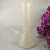 Tout corps noir lueur plus récente en verre Bong 9,8 pouces d'huile en verre Bongs de 18 mm