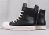 2020 men's leather black high-top shoes short boots ladies classic boots side zipper men's casual oversized shoes 35-47