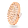 Clephan trämassager Body Brush Hand Hålls cellulitreduktion Portable Relieve spända muskler naturligt trähuvud hårbotten massage verktyg dbc bh3919