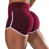 Hete vrouwen yoga shorts vrouwelijke casual fasie hoge taille joggingbroek witte egde gym running sport feminino