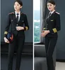 China Standard Railway New Uniform Set High Speed RailWay Female Attendant Workwear Male Railway Uniform Professional Suits