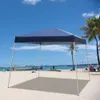 Blue Beach Tent Outdoor Wedding Party Tents 3x3m Gazebo Canopy Shade Portable Camping Home Use Waterproof Folding Cater Awnings