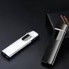 Wholesale USB Rechargeable Lighters Lighter Flameless Touch Screen Switch Colorful Windproof Lighter DBC BH0638-19326908