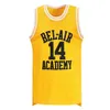 Verzending Van ONS Will Smith #14 De Verse Prins van Bel Air Academy Film Mannen Basketbal Jersey Alle gestikt S-3XL Hoge Kwaliteit