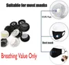 Wholesale Mask Breathing Valve For DIY Mask Accessories Homemaking One-Way Exhaust Mask Valves In Black And White FY9144