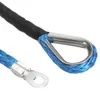 NEW 1PCS Blue 15m 5mm Synthetic Fiber Strand Off-road Synthetic Towing Winch Rope 7700 lbs for Most Car SUV ATV1716