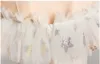 Schöne Elfenbein-Stern-Tüll-Träger-Boden-Blumenmädchenkleider Festzug-Kleider für Mädchen, Urlaubsparty-Geburtstagskleid, Sondergröße 2-142446