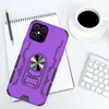 For Motorola G G8 Power With Kickstand Function 360° Rotating Ring Convenient Car Holder Phone Case Cover