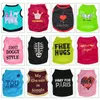 New Dog Apparel Pet Supplies Dogs Cat Vest Clothes Small Xs Soft Coat Jacket Summer Cartoon Clothing t shirt Jumpsuit Outfit Pets Supply DHL