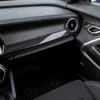 ABS عجلة القيادة من ألياف الكربون / التحكم المركزي غطاء الديكور الداخلي ل شيفروليه كامارو 17+