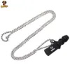 Honeypuff Acrylic Hookah Mouthpiece Portable Chicha Shisha Mouth Tips With Metal Hang Chain Strap Cachimba Hookah Accessories3371266