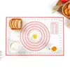 60 * 40 cm Tappetini da forno in silicone Copriletto Pasta per pizza Supporto antiaderente Pasticceria Gadget da cucina Utensili da cucina Accessori Bakeware Accessori