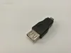 200 Wholesale USB 2.0 نوع الإناث موضوع إلى مصغرة USB 5-PIN B أنثى موضوع محول المكونات محول موصل USB بالجملة