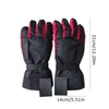 Guantes calefactores tipo batería, guantes calefactores de fibra de carbono, caja de batería, guantes calientes de invierno para motocicleta y esquí eléctrico