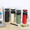 Roestvrijstalen thermosfles thee waterfles draagbare waterfles met thee infuser 500ml volwassen thee thermos