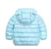 2020 neue Kinder Jungen Mädchen Winter Mantel Licht Kinder Jacke Mit Kapuze solide Baumwolle Jacken Kleinkind baby mädchen jungen kleidung mädchen Boutique ou5204896