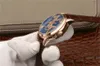 86073 / 000P-B013 Montre de Luxe 42x13mm 2460g4 Mouvement Steel Case En Cuir Watch Bande Chinoise Swan Mechanical Watch