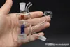 Mini Proteble Glass Ash Catcher Bubbler Matrix Perc Ashcatchers Bongs 10mm Ash Catcher Vattenrör med oljebrännare