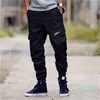 -Mode Heren Camouflage Joggingbroek Rits Overalls Beam Voet Broek Onregelmatige Broek Hip Hop Heren Stylist Pants2544