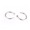 Anello da naso da donna in acciaio inossidabile a forma di C Body Hoop Piercing gioielli moda volontà e regalo sabbioso