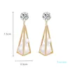 luxury- Triangular Temperament Earrings Female Personality Simple Geometric Earrings Simple Fashion Creative Tide Earrings Y19051002