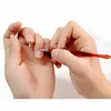 10 pz Acciaio inossidabile Spingipelle Nail Art Forchetta Strumento per manicure per tagliare la pelle morta Forcella Pinza Spingitore Trimmer Dispositivo di rimozione della cuticola2683901