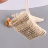 Натуральная отшелушивающая сетка для мыла Sisal Soap Saver Bag Держатель для душевой ванны Вспенивание и сушка Бесплатно DHL LX2419