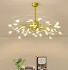 Nordic Persoonlijkheid Fan Hanglamp Woonkamer Kroonluchter Moderne Minimalistische Firefly Branch LED Hanglamp Slaapkamerverlichting