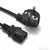 12m 3 -stift EU US AU UK PLIC PLUC COMPUT PC ACCE -ADAPTER Kabel för skrivare Netbook Laptops Game Players Cameras EU Powe Plug4462646