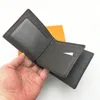 Classic Mens Wallets Fashion Men Wallet met extra middelste PO -slot en kaartsleuf bifold korte portemonnee kleine portefeuilles met box199p