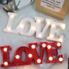 Liefde vormige romantische lichten wandlampen bruiloft decoratie warme witte tafellamp slaapkamer led toys nachtlampje