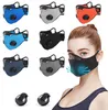 Ciclismo Máscara Facial Máscara malha com a respiração Máscaras Válvula Esporte equitação PM2.5 Anti-poeira Máscara de Poluição COM ativado Filtro GGA3574 Carbono